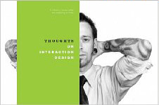 Link to website and book cover for 'Thoughts on Interaction Design'